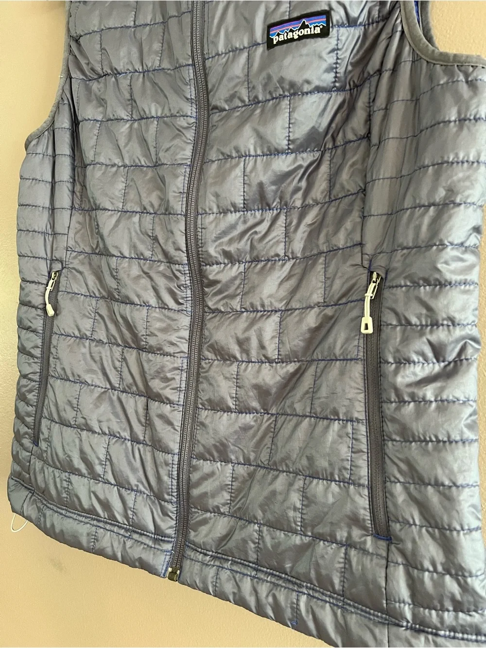 Patagonia Women’s Nano Puff Full Zip Vest Size Large Purple Primaloft STY84247 - Picture 8 of 15